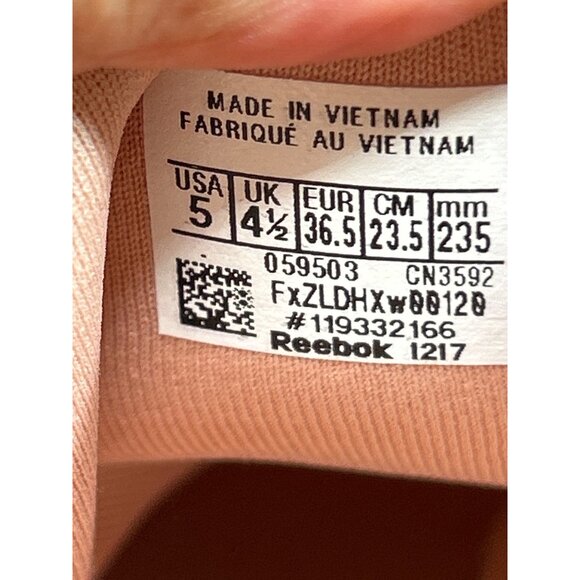 Reebok Classic Womens Pink Suede & Satin Sneakers Size 5 - Picture 8 of 8